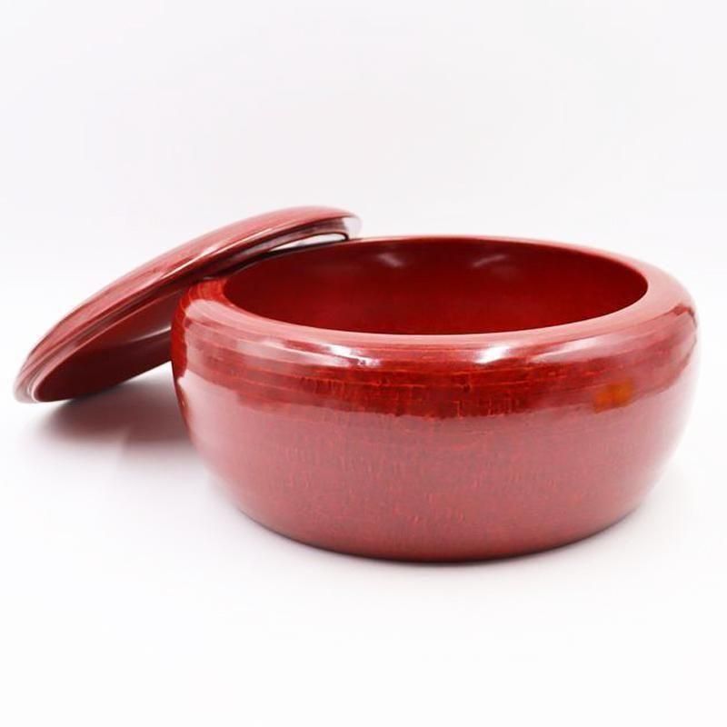 後藤塗り 朱赤おひつ 昭和初期 木製アンティーク