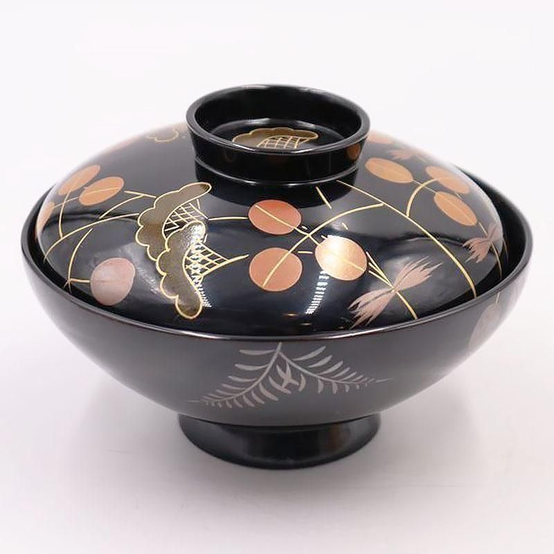 吸物椀　漆　アンティーク 蓋椀 吸物椀 アンティーク 骨董 和食 漆器の器 木地 日本製 和