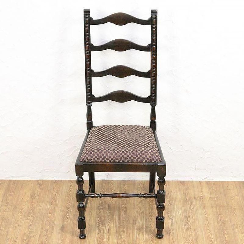 イギリス製 ヴィンテージ ハイバックチェア パープル イギリス製 ヴィンテージ ハイバックチェア パープル