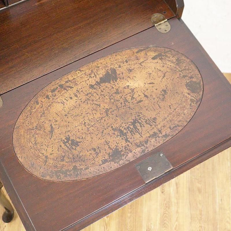 イギリス製 マホガニー ライティングビューロー アンティーク