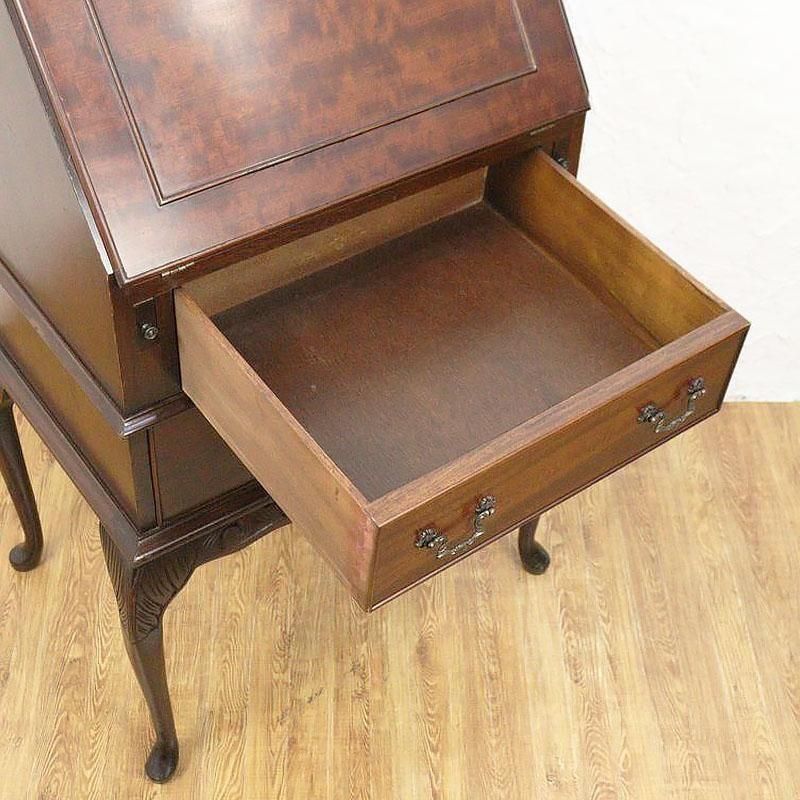 イギリス製 マホガニー ライティングビューロー アンティーク