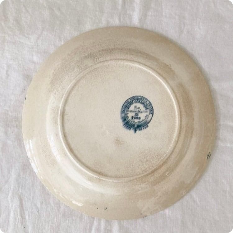 エミールブルジョワ　深皿　N-930/フランスアンティーク/ブロカント エミールブルジョワ 深皿 N-930/フランスアンティーク/ブロカント