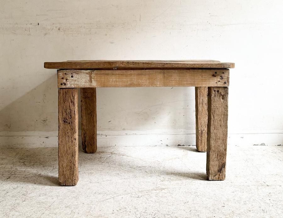 フランス アンティーク オーク ローテーブル rustic