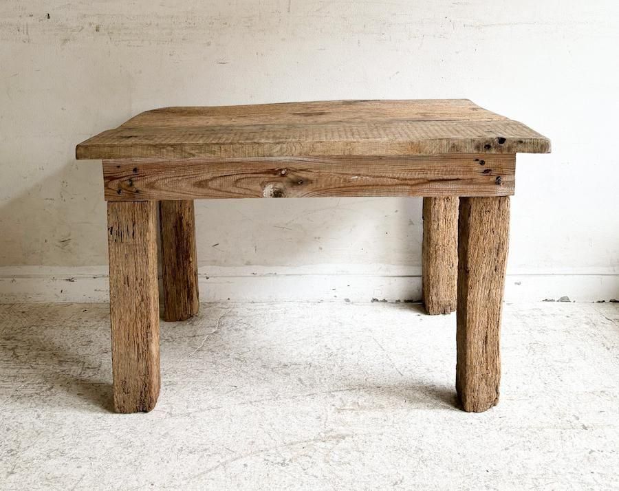 アンティーク フランス テーブル ナチュラル 無垢 フランス アンティーク オーク ローテーブル rustic
