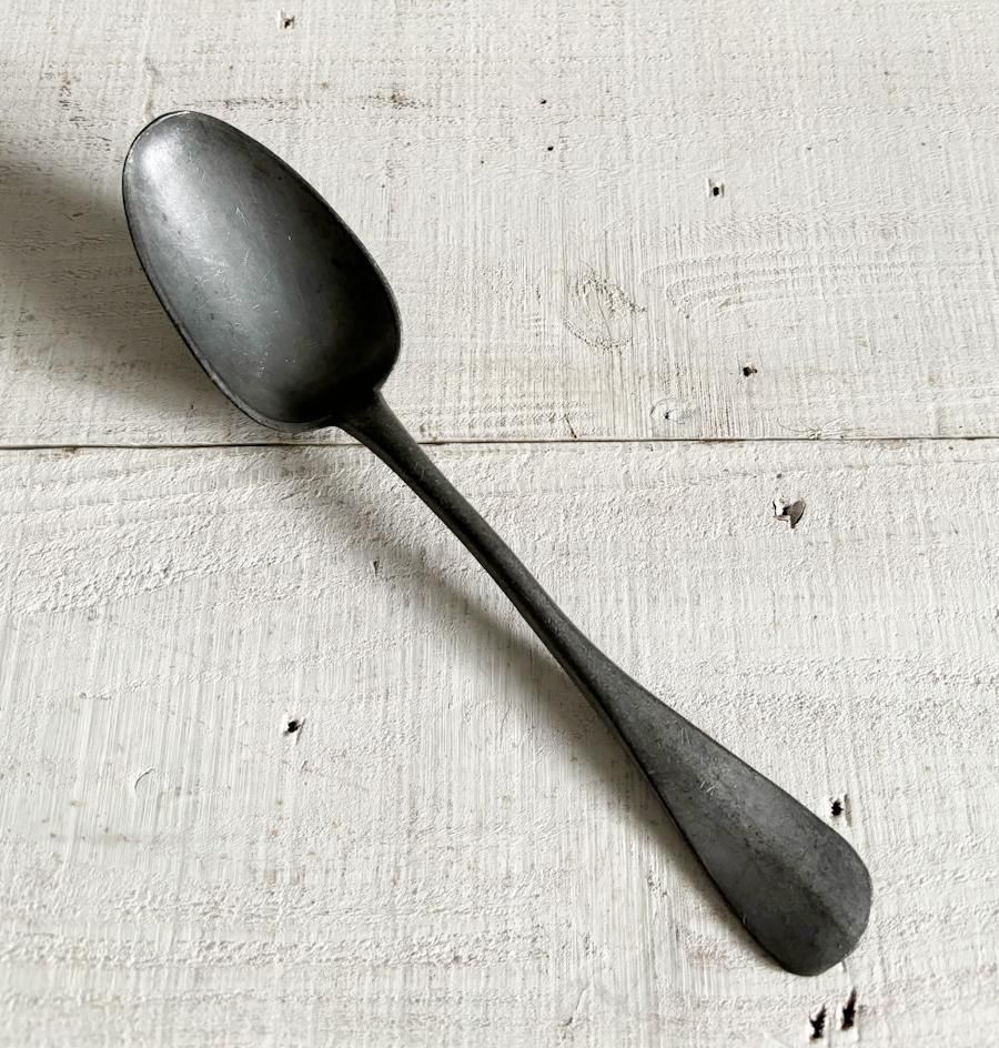 フランス アンティーク ピュータースプーン 4本セット