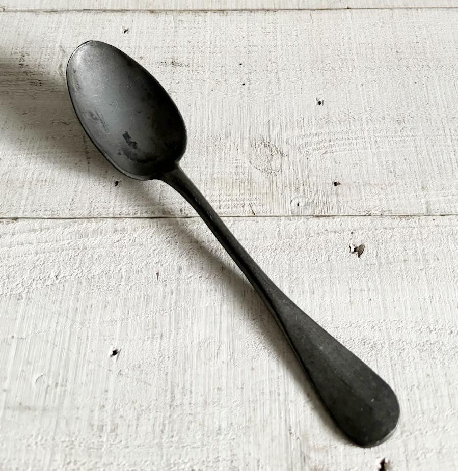 フランス アンティーク ピュータースプーン 4本セット