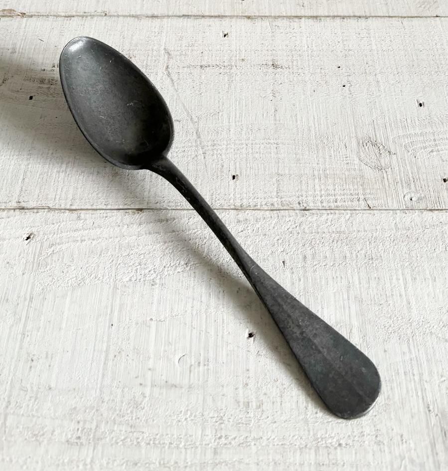 フランス アンティーク ピュータースプーン 4本セット