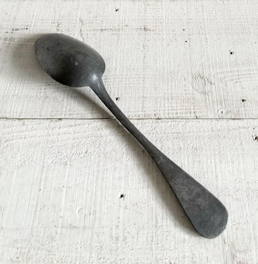 フランス アンティーク ピュータースプーン 4本セット