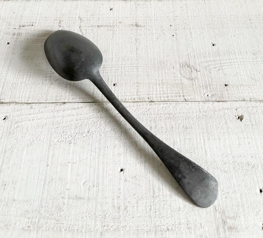 フランス アンティーク ピュータースプーン 4本セット