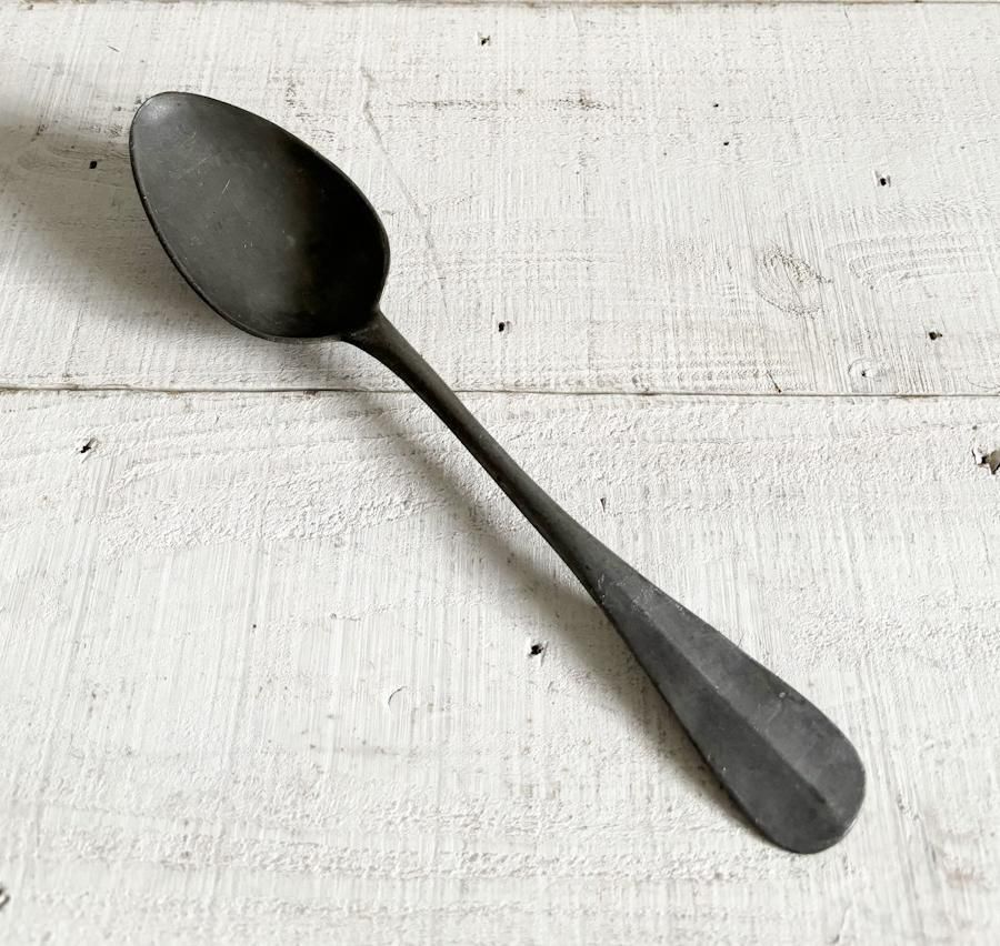 フランス アンティーク ピュータースプーン 4本セット