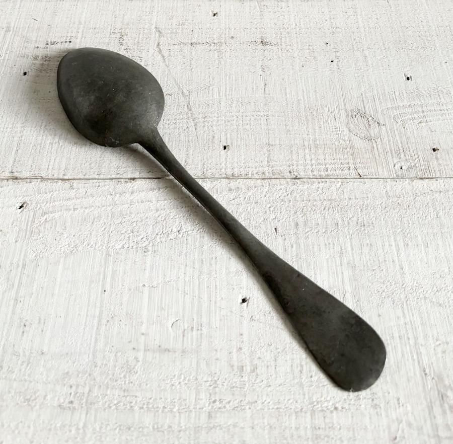 フランス アンティーク ピュータースプーン 4本セット