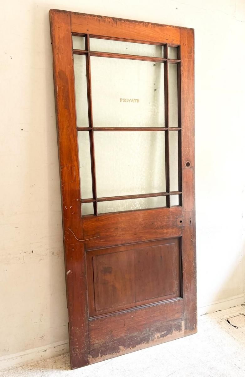 【写真左】アンティークボトル　ワインボトル　陶製　フランスアンティーク アンティークワインボトル フランス 18世紀 【Antiques Truffle