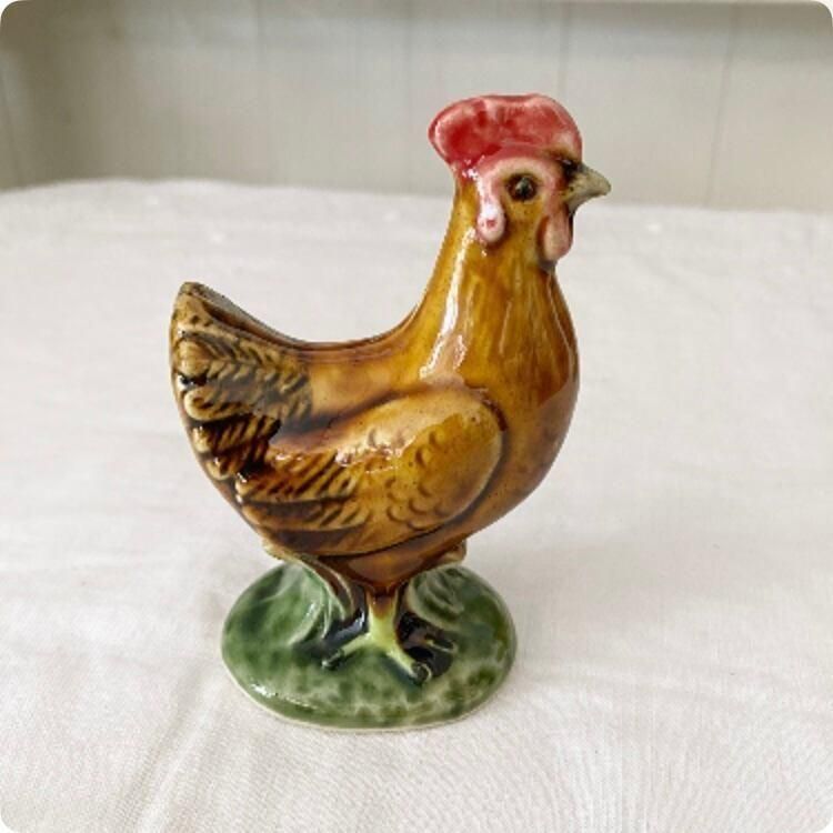 フランス 陶器製雄鶏オブジェ インテリア雑貨
