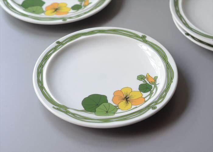 北欧アンティークピューター　送料込! ドイツ製 ピューター 9.5cm プレート ヴィンテージ