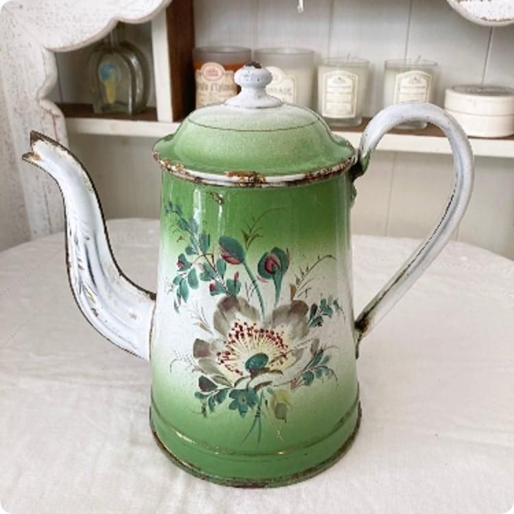 リっちゃん フランス アンティーク ピシェ フランスアンティーク 白いアヒル口のピシェ11 | フランス