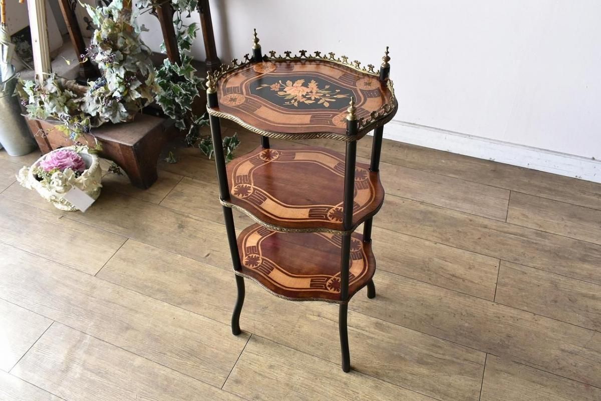 英国製1890年代 マホガニーチッペンデールアームチェア