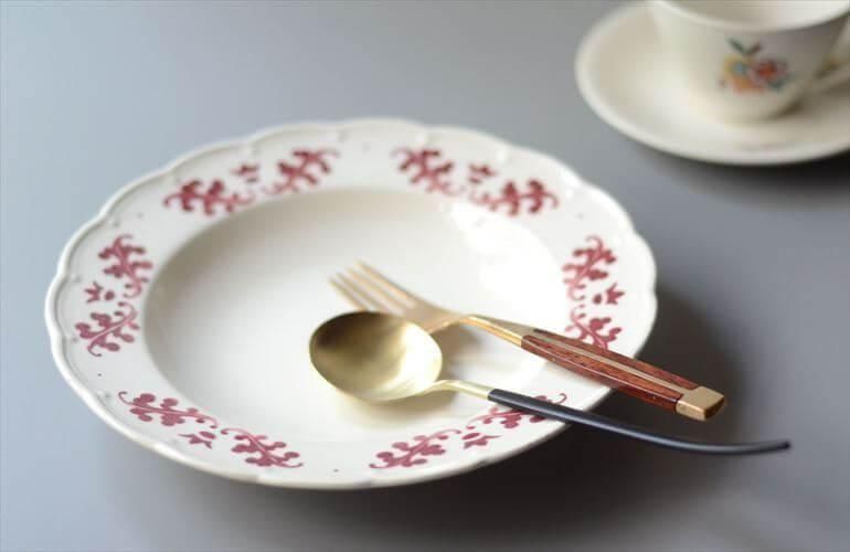 ベルギー ボッホ スーププレート 皿 古道具 アンティーク