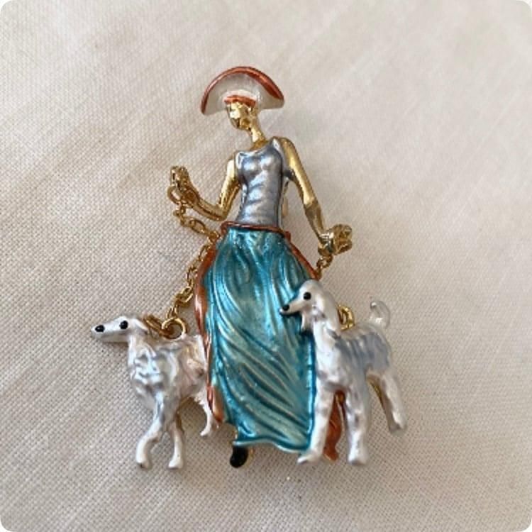 マヨねーちゃんさま】アンティークフランス製 ブローチ マヨねーちゃん