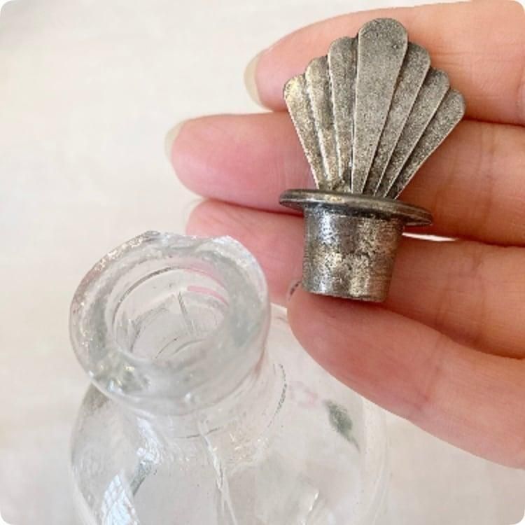 フランス直輸入】手描きのピンクの小花が愛らしい ヴィンテージ