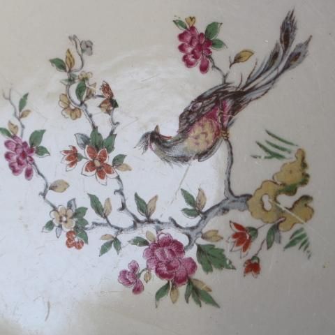 フランスブロカント 豚と雄鶏の絵皿 フランスブロカント 豚と雄鶏の絵皿 - メルカリ