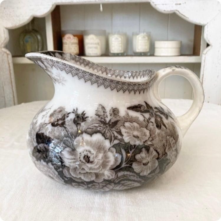 サルグミンヌ　ジャルディニエール　JARDINIERE 黒 ブラウン　皿　蚤の市 サルグミンヌ ジャルディニエール JARDINIERE 黒 ブラウン 皿