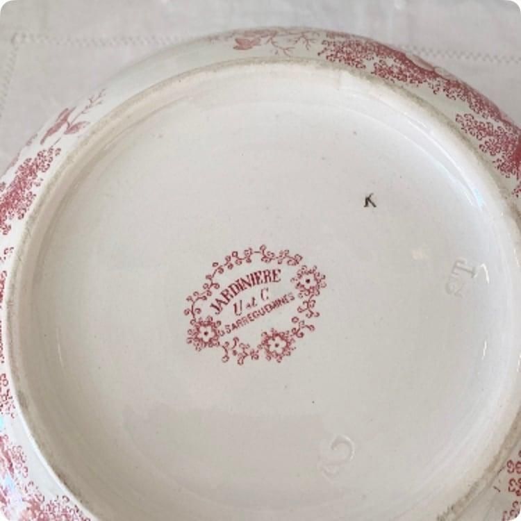 サルグミンヌ　ジャルディニエール　JARDINIERE 黒 ブラウン　皿　蚤の市 サルグミンヌ ジャルディニエール JARDINIERE 黒 ブラウン 皿 蚤の市