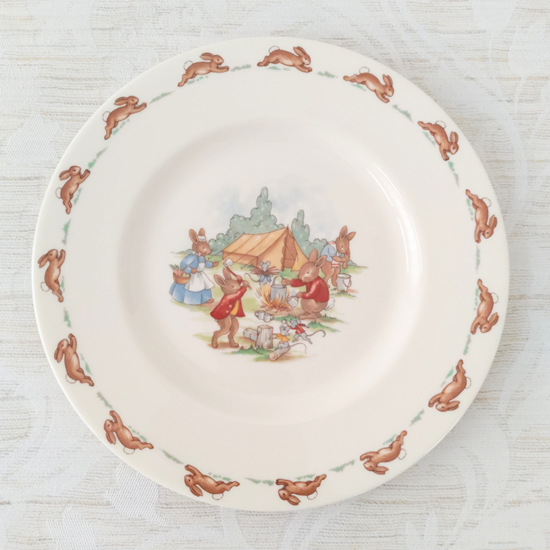 ロイヤルドルトン　バニキンス(Granpa's story) B2) Royal Doulton's Bunnykins 