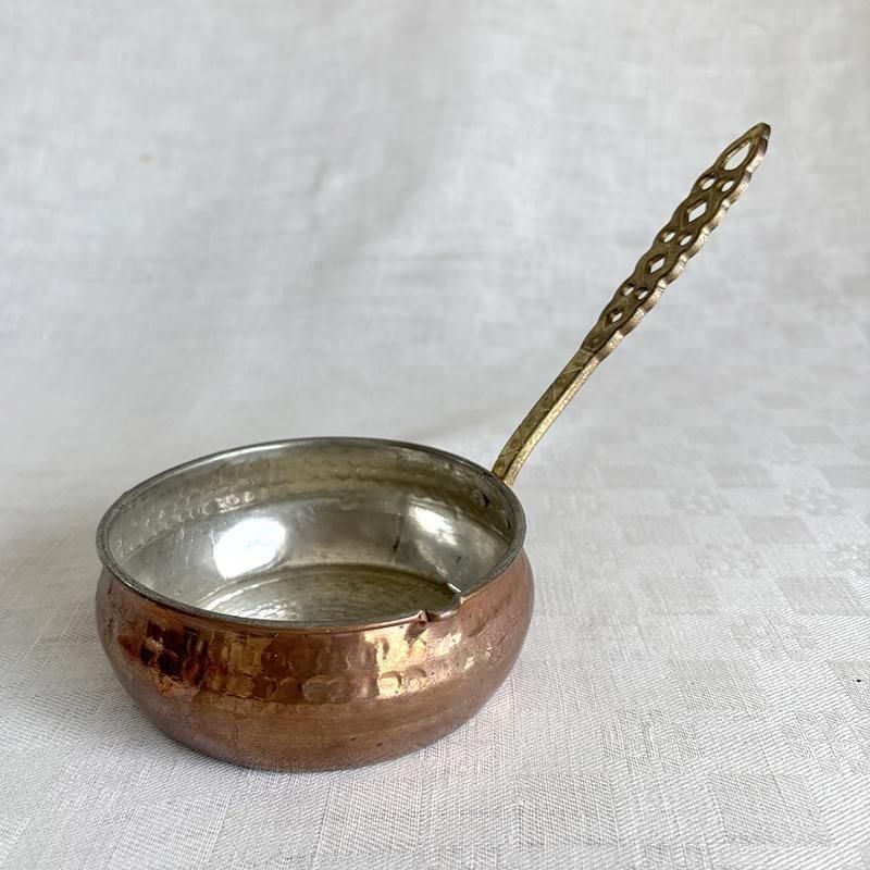 銅製片手鍋 銅製 片手鍋 日本製 板厚 3mm 極厚 深型 (鉄柄) 15cm 1.5L 新潟