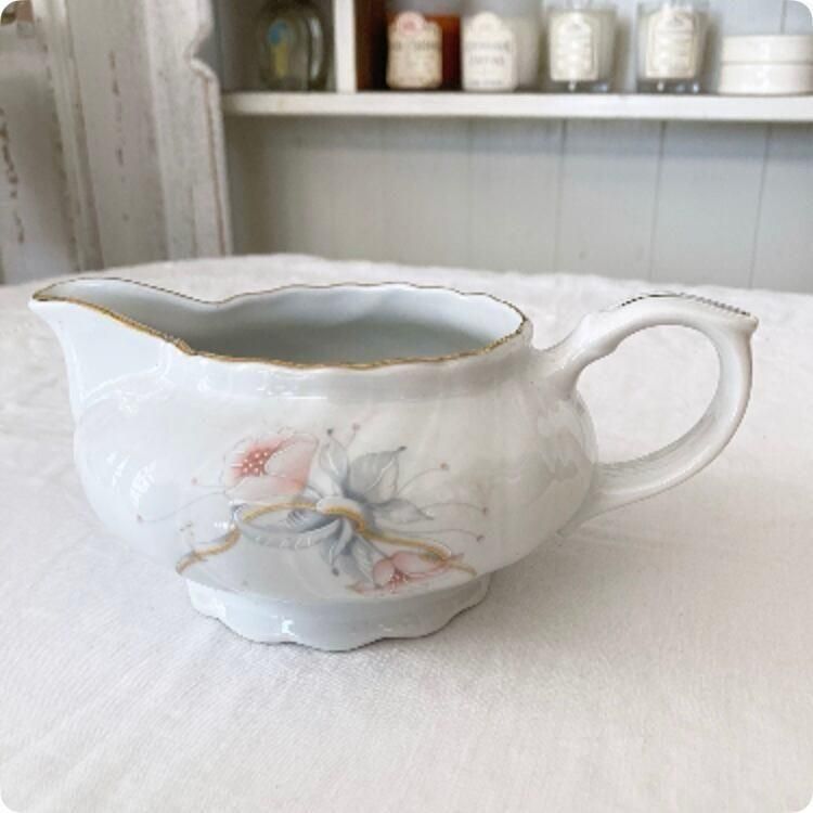 フランス アンティーク ドラジェボックス くすみブルー