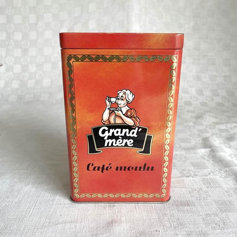 ☆アンティークレトロ花柄缶4個セット ☆アンティークレトロ花柄缶4個セット