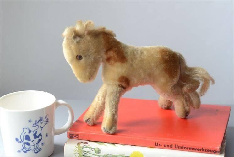 ドイツ製 Steiff 馬 horse pony ぬいぐるみ シュタイフ ドール