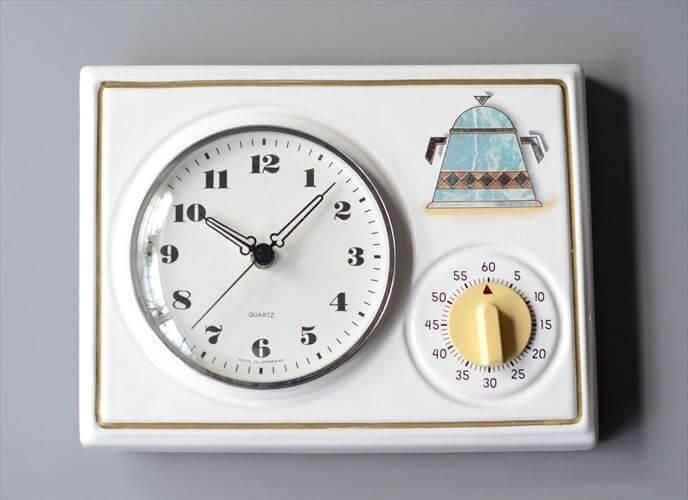 ドイツ・DIEHLの陶器製ウォールクロック ドイツ・DIEHLの陶器製ウォールクロック - メルカリ