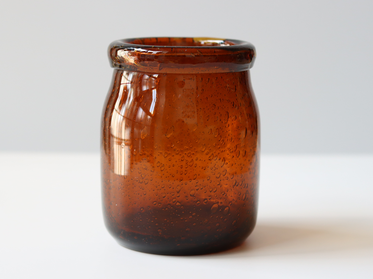  Boda ʥܥErik Höglundʥåۥvase amber H13.5cm  ̲ ǥ ơ 饹١ 