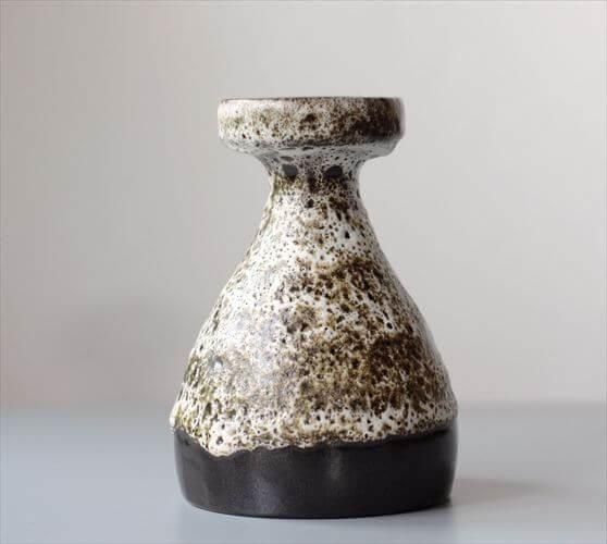 ドイツ製 Fat Lava Vase 陶器の花瓶 ファットラバー 花器