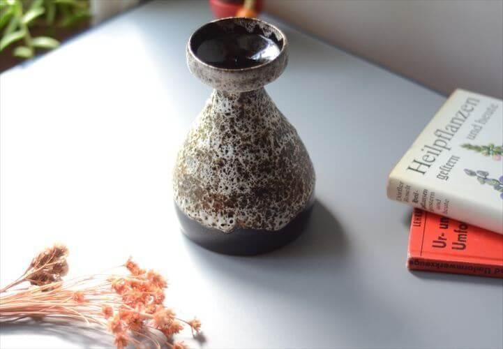 ɥ Fat Lava Vase ƫβ եåȥС ִ ޤ ߥåɥ꡼ ե١ ơ_251008 ig4656