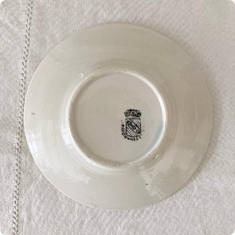 最期　美品4枚　サルグミンヌ　優しいベビーピンク10角形皿　フランスアンティーク 最期 美品4枚 サルグミンヌ 優しいベビーピンク10角形皿 フランス