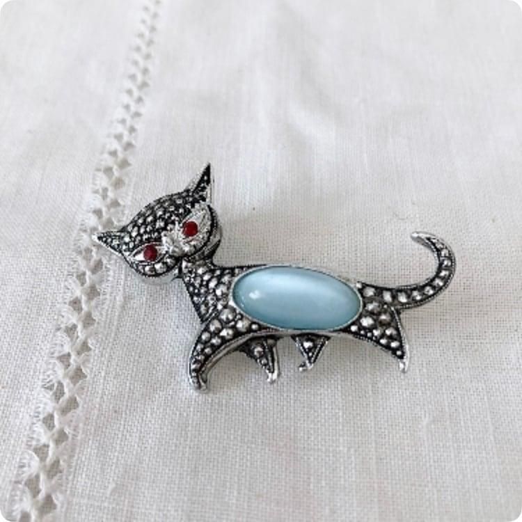 レア】ミナペルホネン annie ブローチ　アンティークシルバー レア】ミナペルホネン annie ブローチ アンティークシルバー