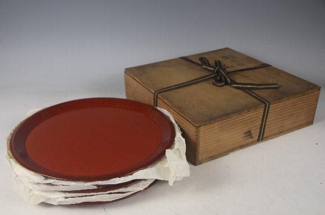 讃岐彫　丸盆　作者　掻き印『一峯』入り 讃岐彫 丸盆 作者 掻き印『一峯』入り