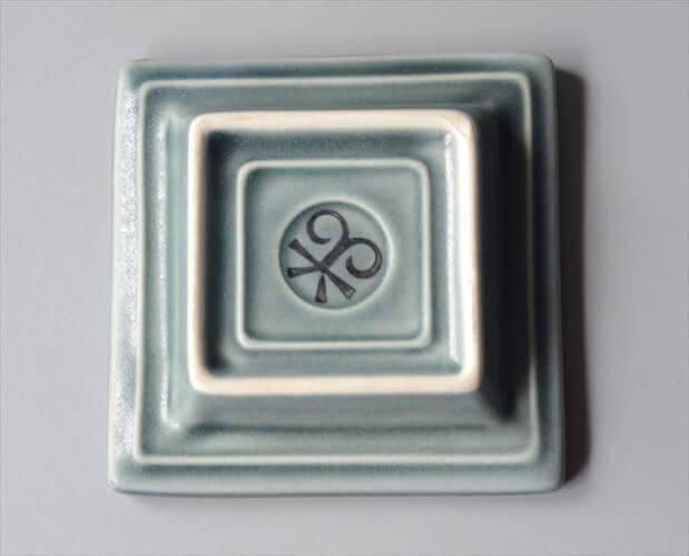 北欧陶磁器デンマーク製ヴィンテージトレイアンティーク