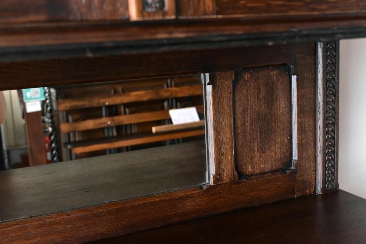 【BRASS】木製キャビネット　1台　写真右側 CABINET WOOD DOORS — KITAWORKS