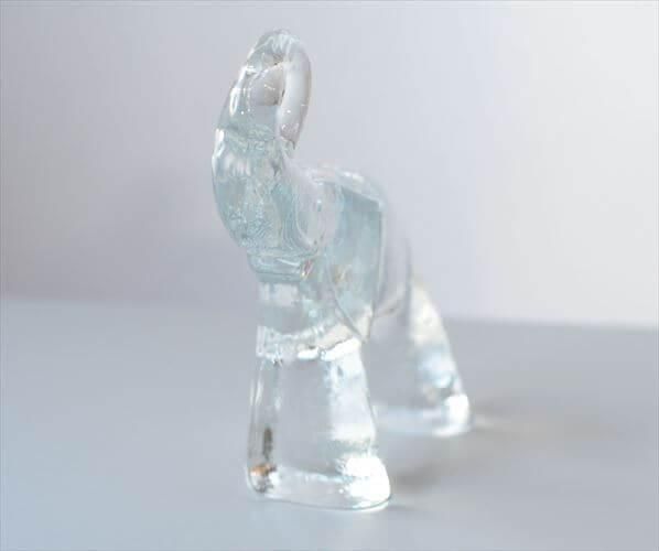 スウェーデン製 Kosta Boda ZOO エレファント ガラスのゾウ