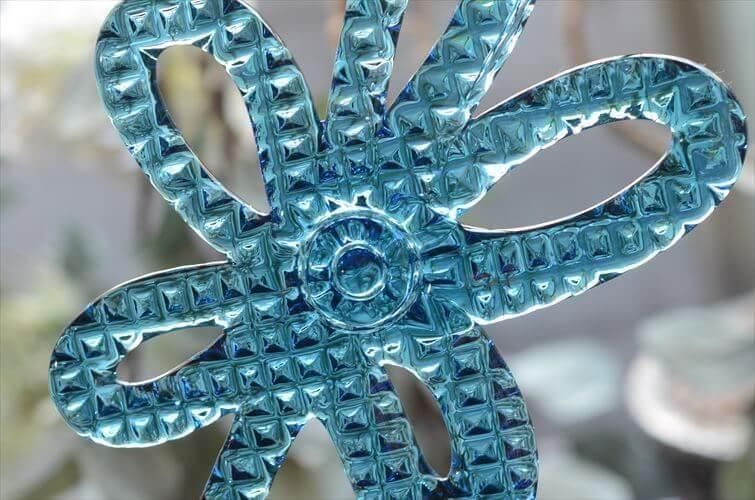 1960～70年代頃 スウェーデン製 Bergdala かわいい花のガラスの