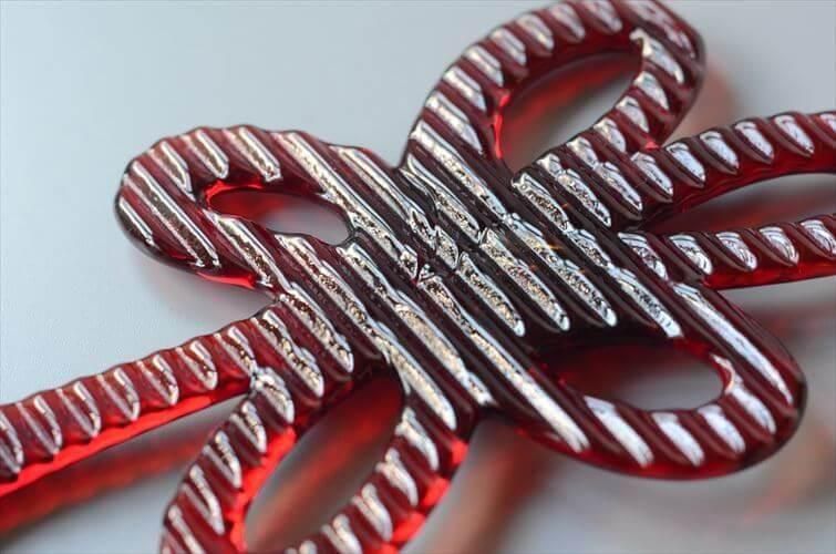 1960～70年代頃 スウェーデン製 Bergdala かわいい花のガラスの