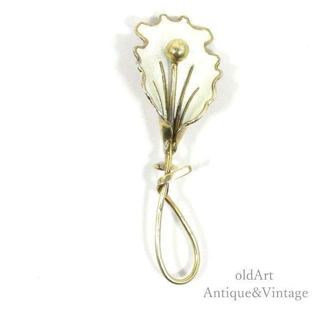 DAVID ANDERSEN 花モチーフブローチ SV9 ヴィンテージ ノルウェー製 David Andersen