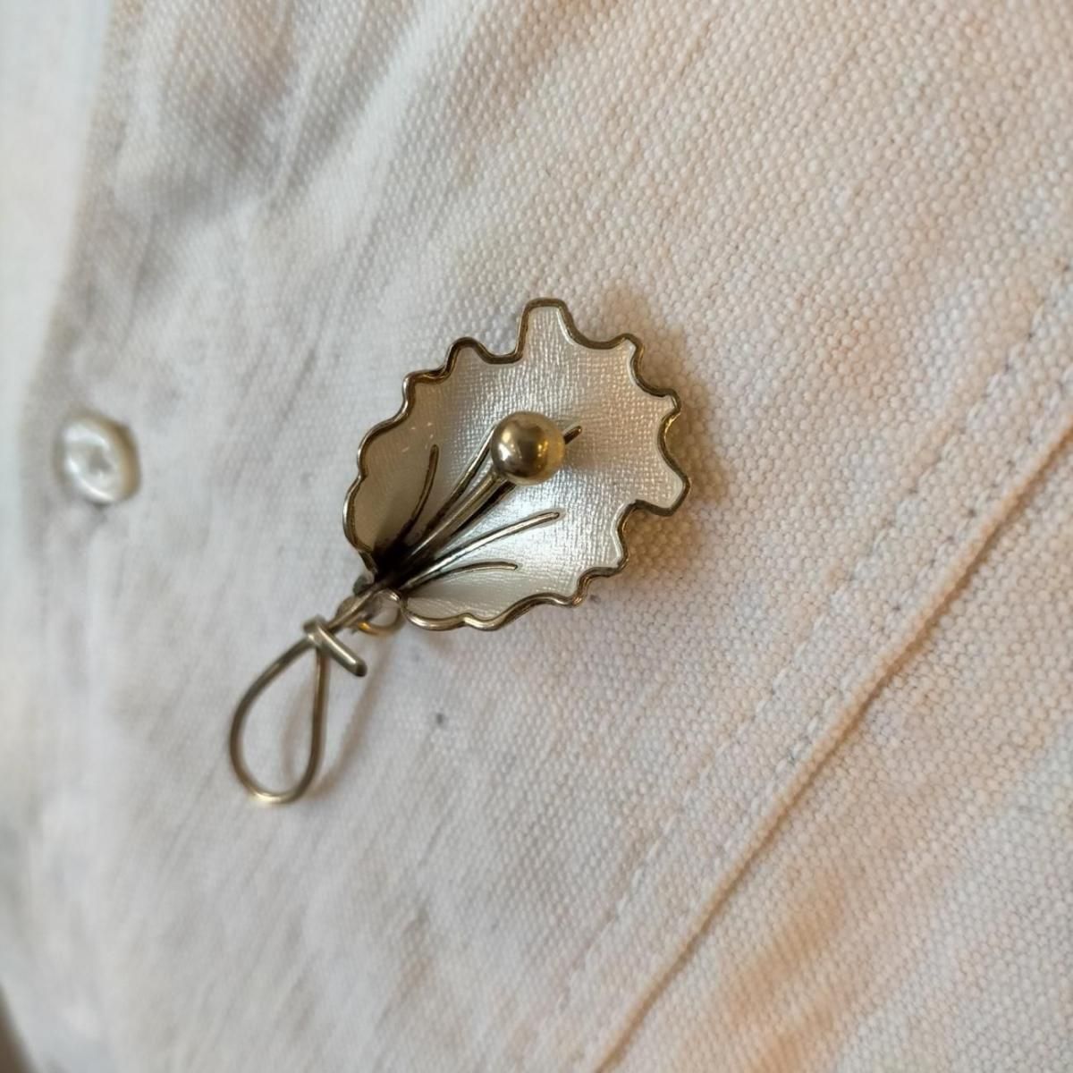 DAVID ANDERSEN ノルウェー 蝶々　北欧　ブローチ　デビッド ヴィンテージ ノルウェー製 David Andersen