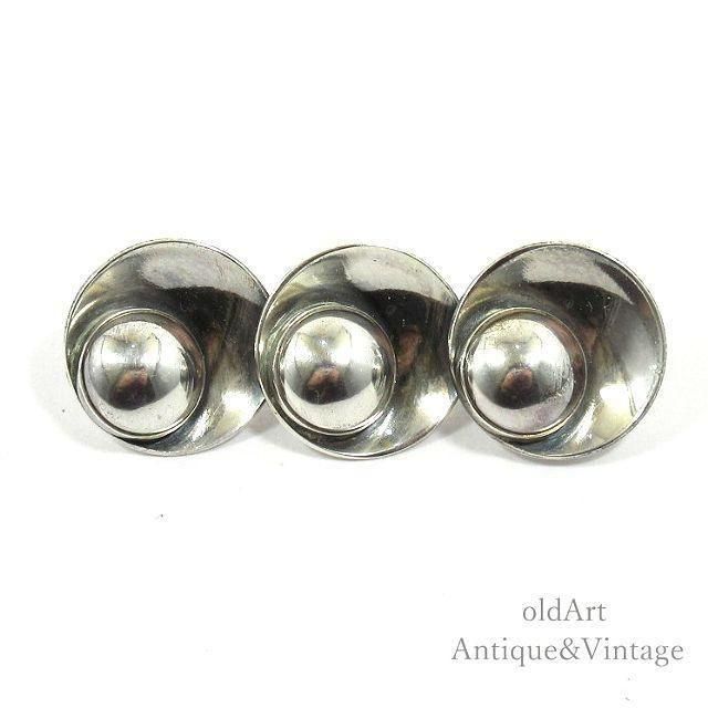 ヴィンテージUSA製スターリングシルバーブローチ 花モチーフの美しさ