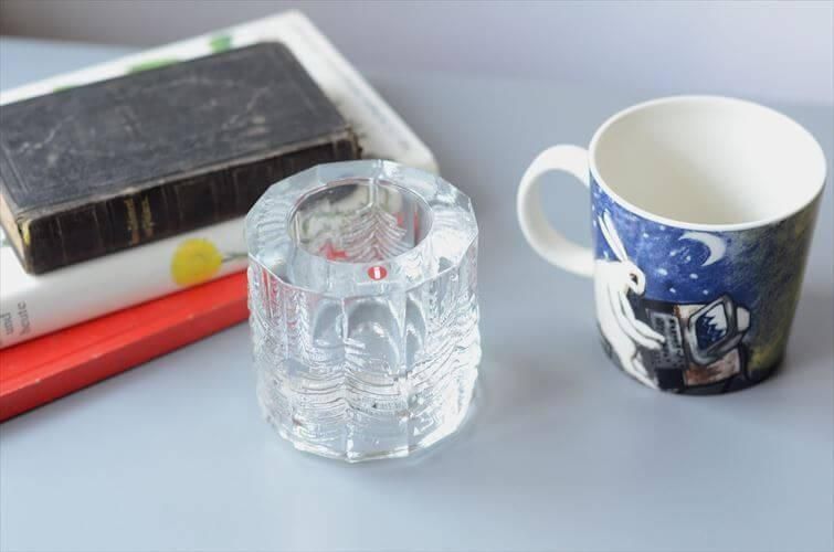 ラベル付! iittala イッタラ Kuusi キャンドルホルダー L もみの