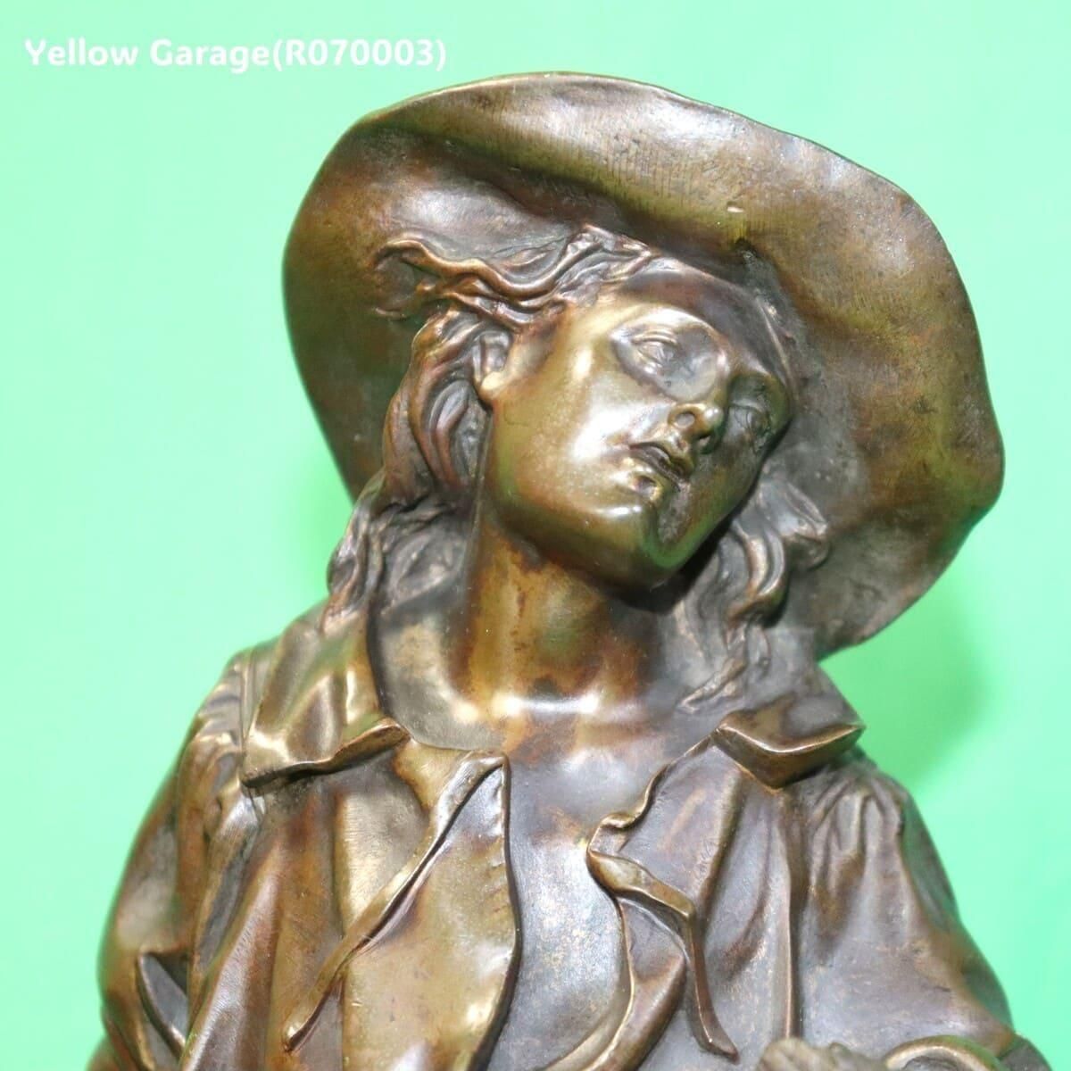 ブロンズ像 チルチルとミチル 1920年代フランス製アンティーク