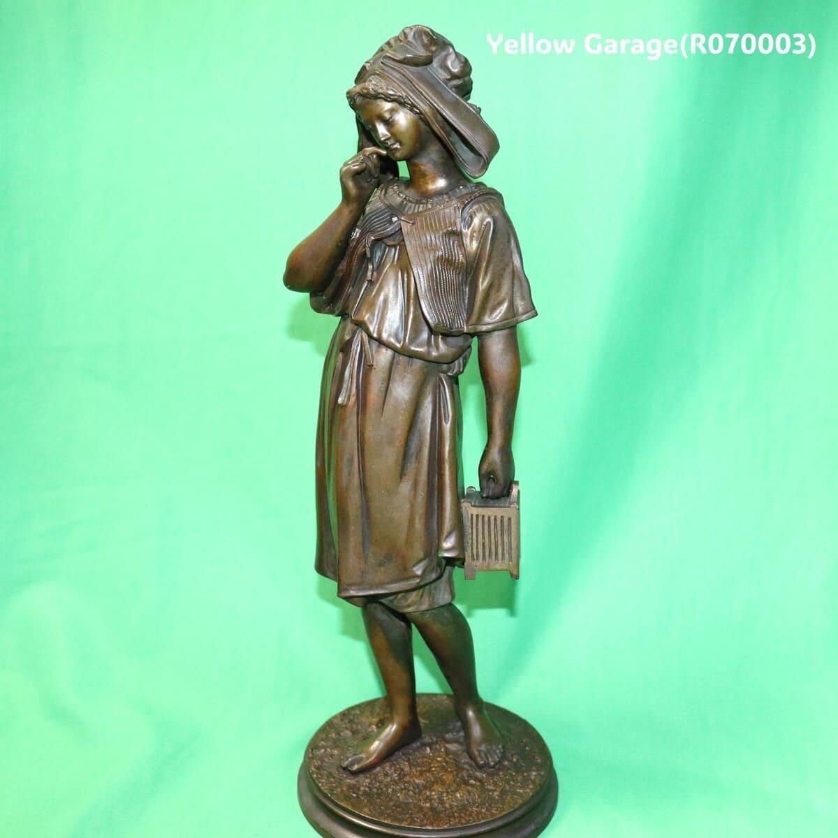 ブロンズ像 チルチルとミチル 1920年代フランス製アンティーク