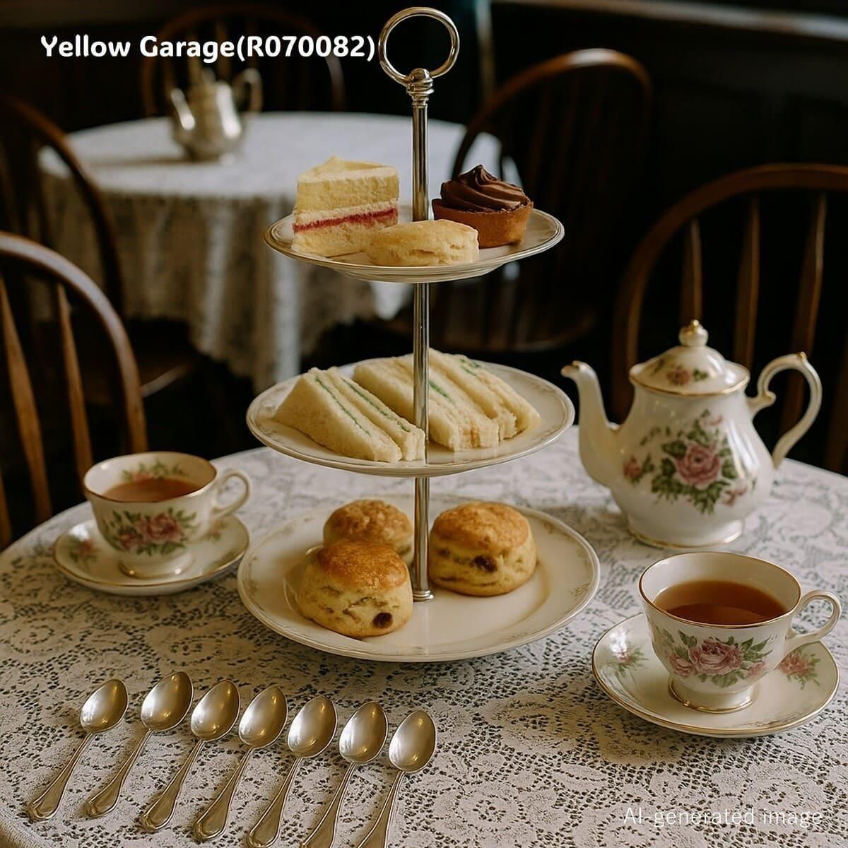 英国ティースプーンセット1908年製純銀アンティーク